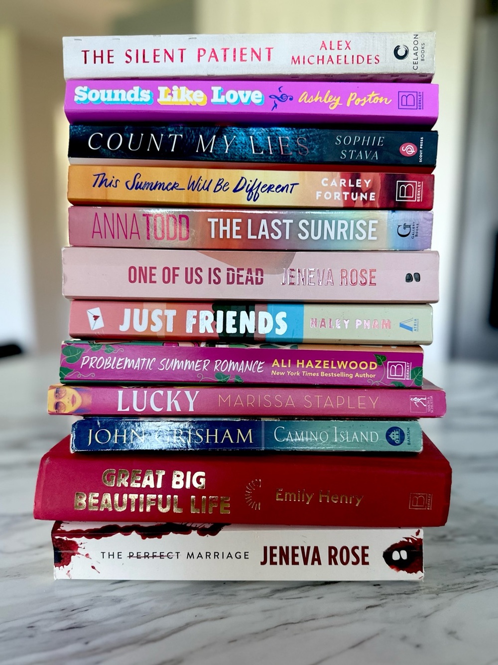 12 Book Bundle - Assorted Authors - ROMANCE/THRILLER/DRAMA